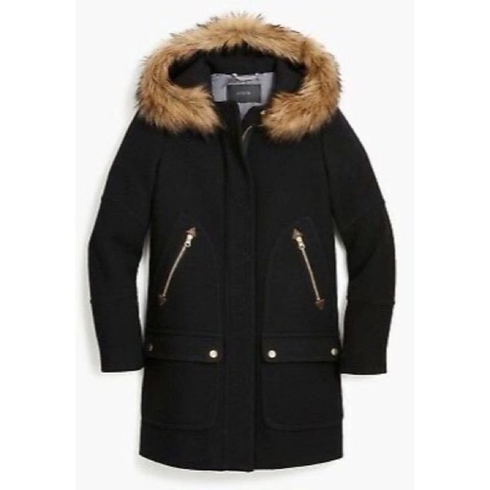 J.Crew Château Parka in Italian Stadium Cloth Wool - Picture 4 of 7